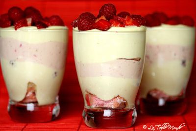 Tiramisu fraises-framboises