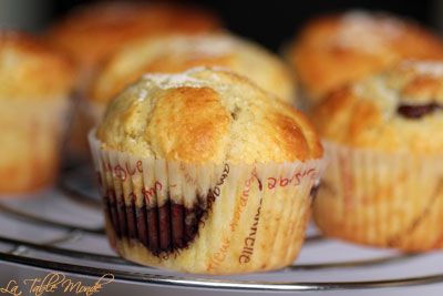Muffins à la noix de coco et au Nutella