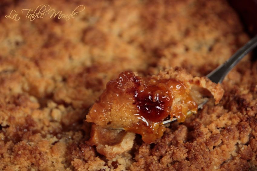 Crumble aux mirabelles