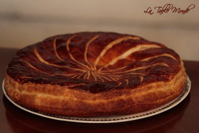 Galette des rois traditionnelle à la frangipane