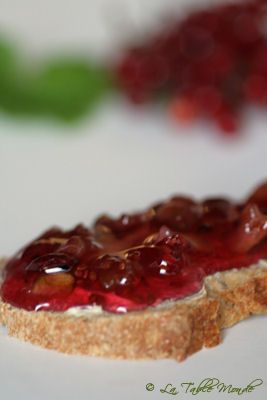Confiture de concombre et de groseilles
